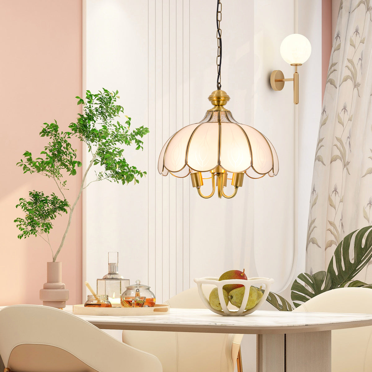 Tiffany Style Vintage Ceiling Lighting DS-DR38