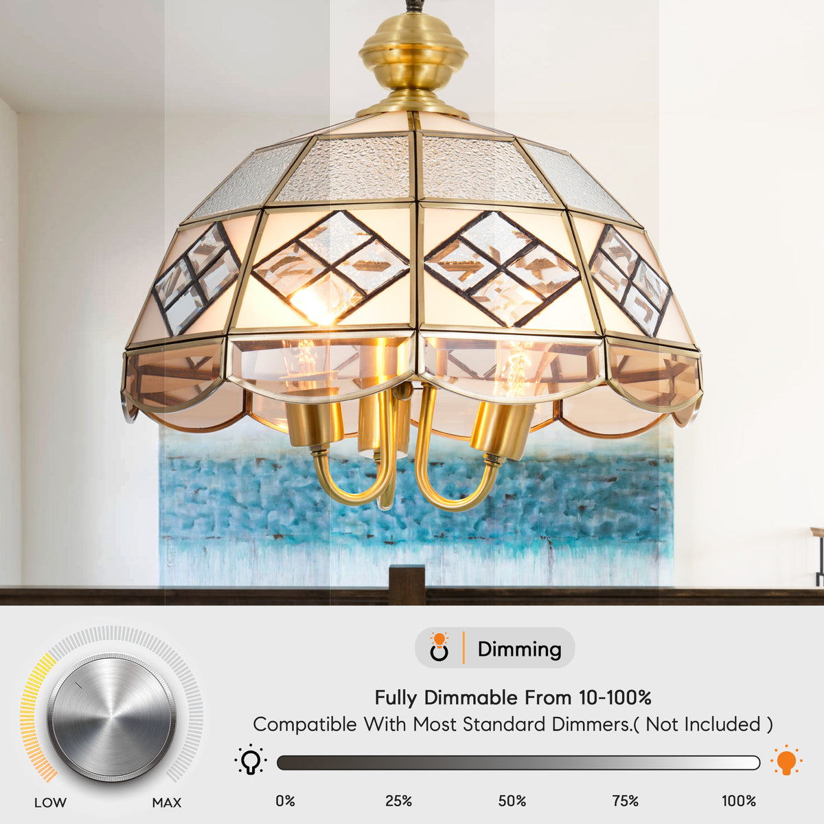 Classic Tiffany Pendant Light DS-DR39
