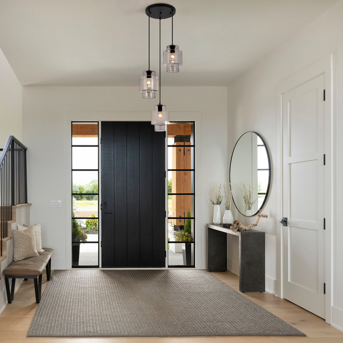 Modern Glass Shaed Ceiling Chandelier DS-DY47