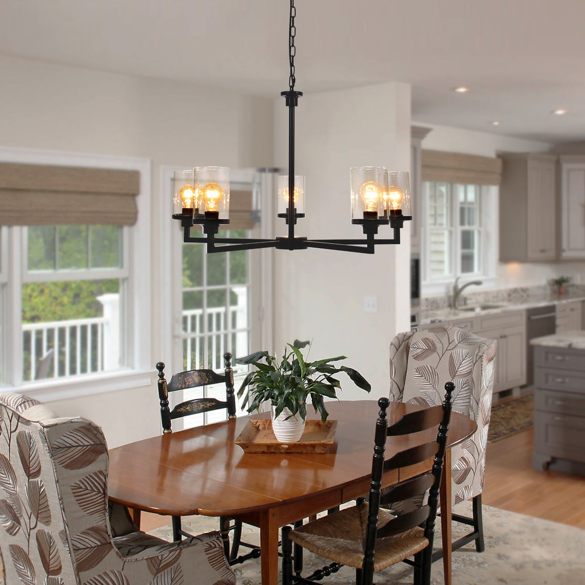 5-Light Traditional Chandelier DY73)