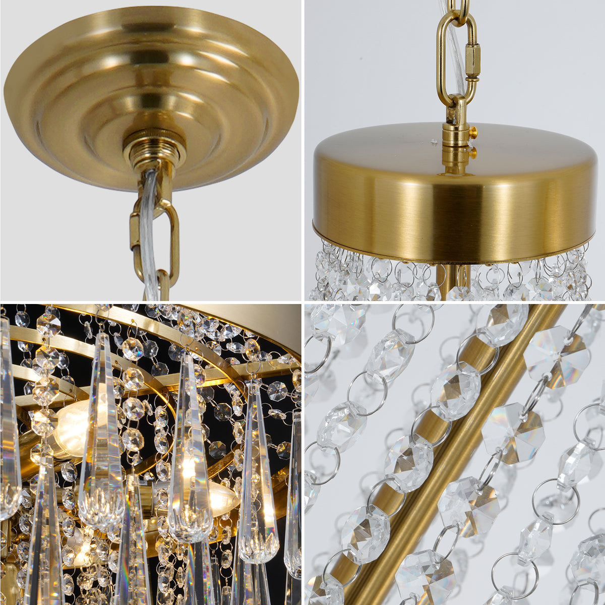 Luxury Crystal Chandelier for Villa Staircase DS-SQ26