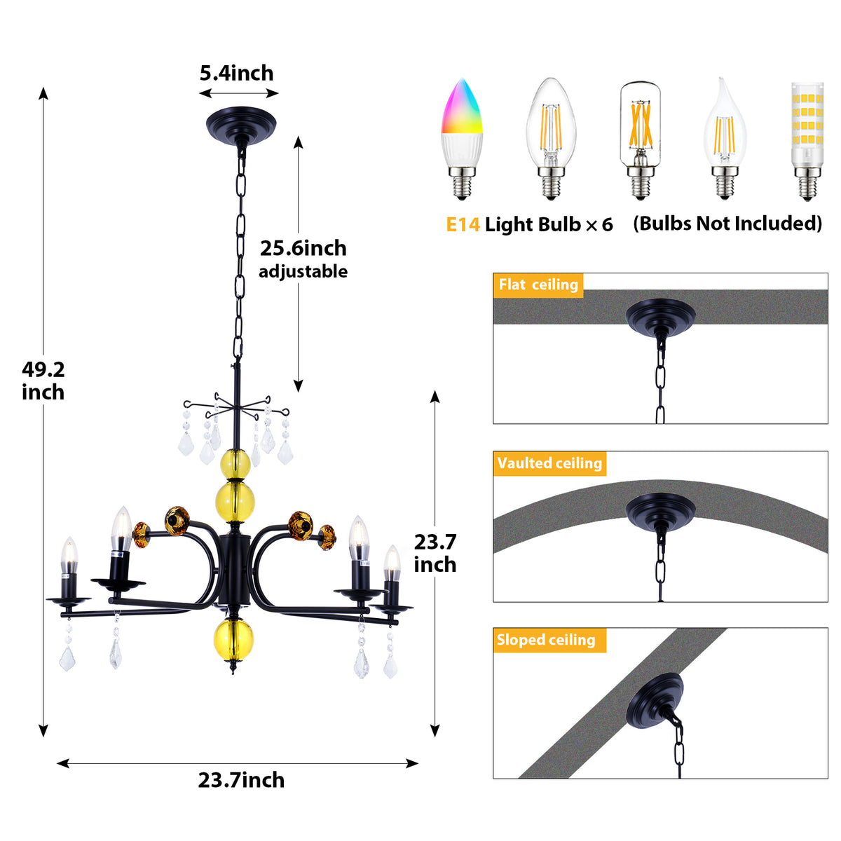 Symphony Crystal Chandelier DS-SQ36