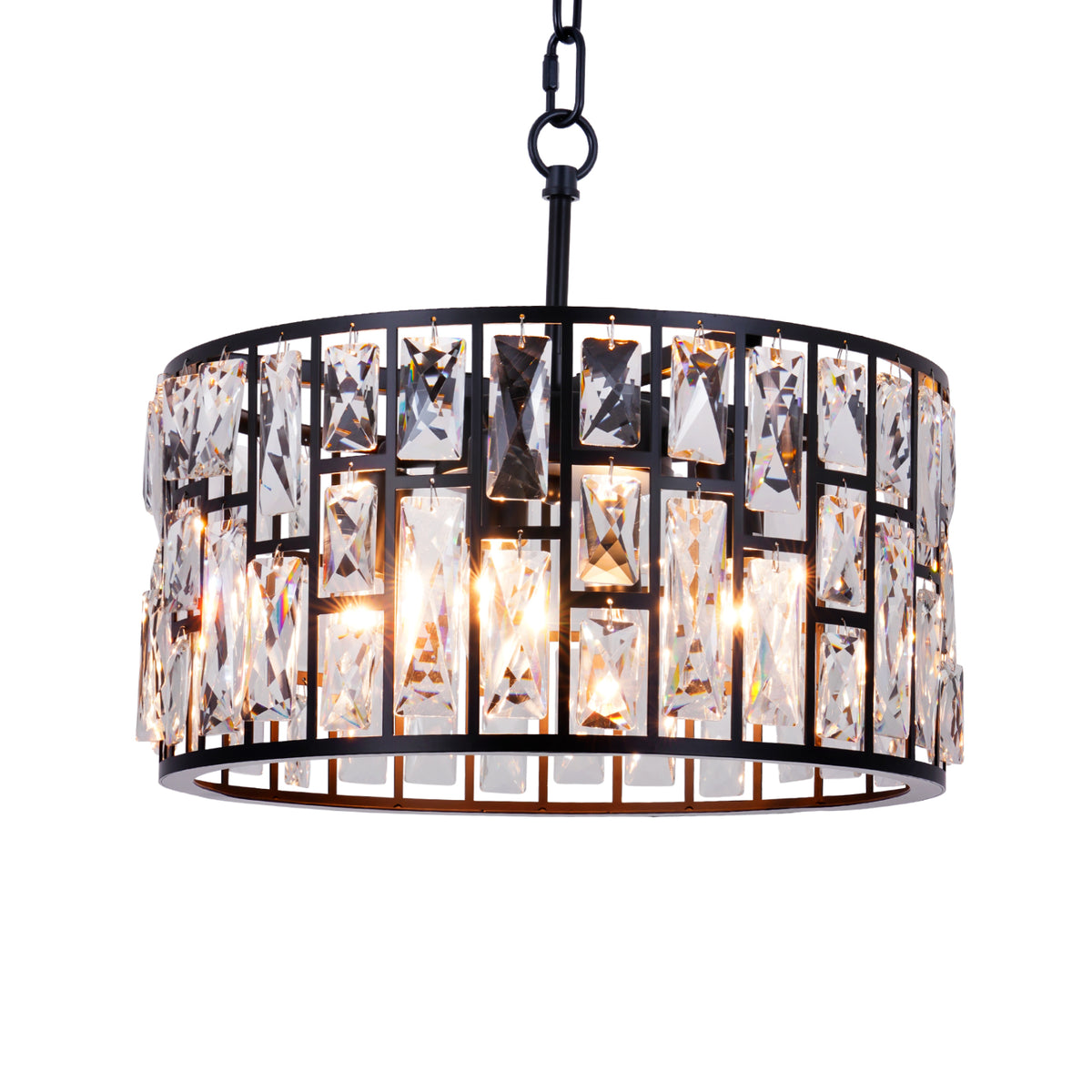 4 - Light Matte Black LED Pendant DS-SZ58