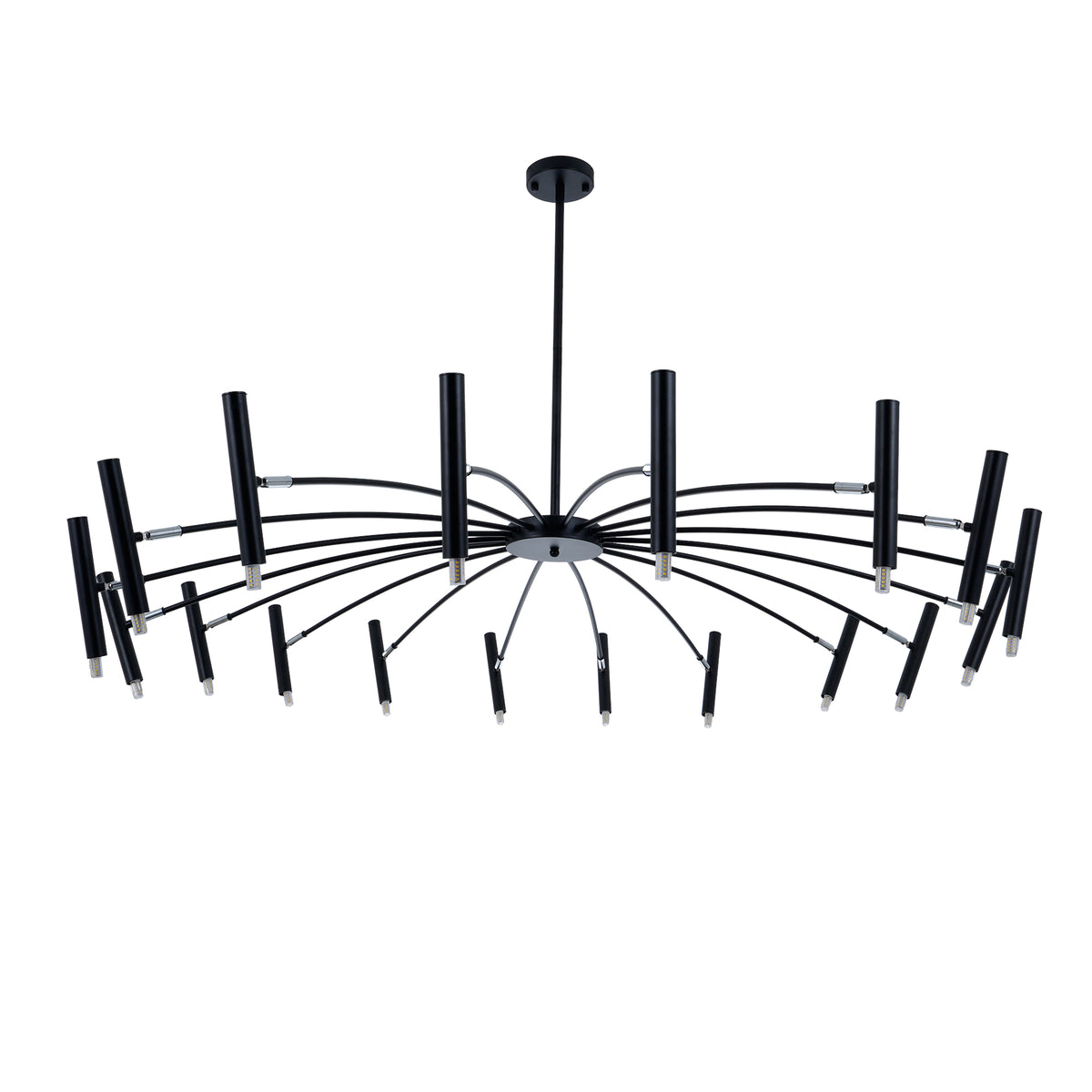 Modern Black Metal Sputnik Chandelier DS-DY80