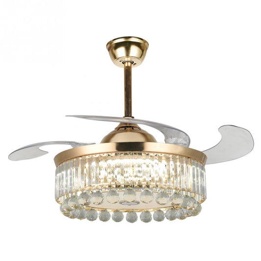42" Crystal Bluetooth Ceiling Fan with Variable Frequency DS-FH17