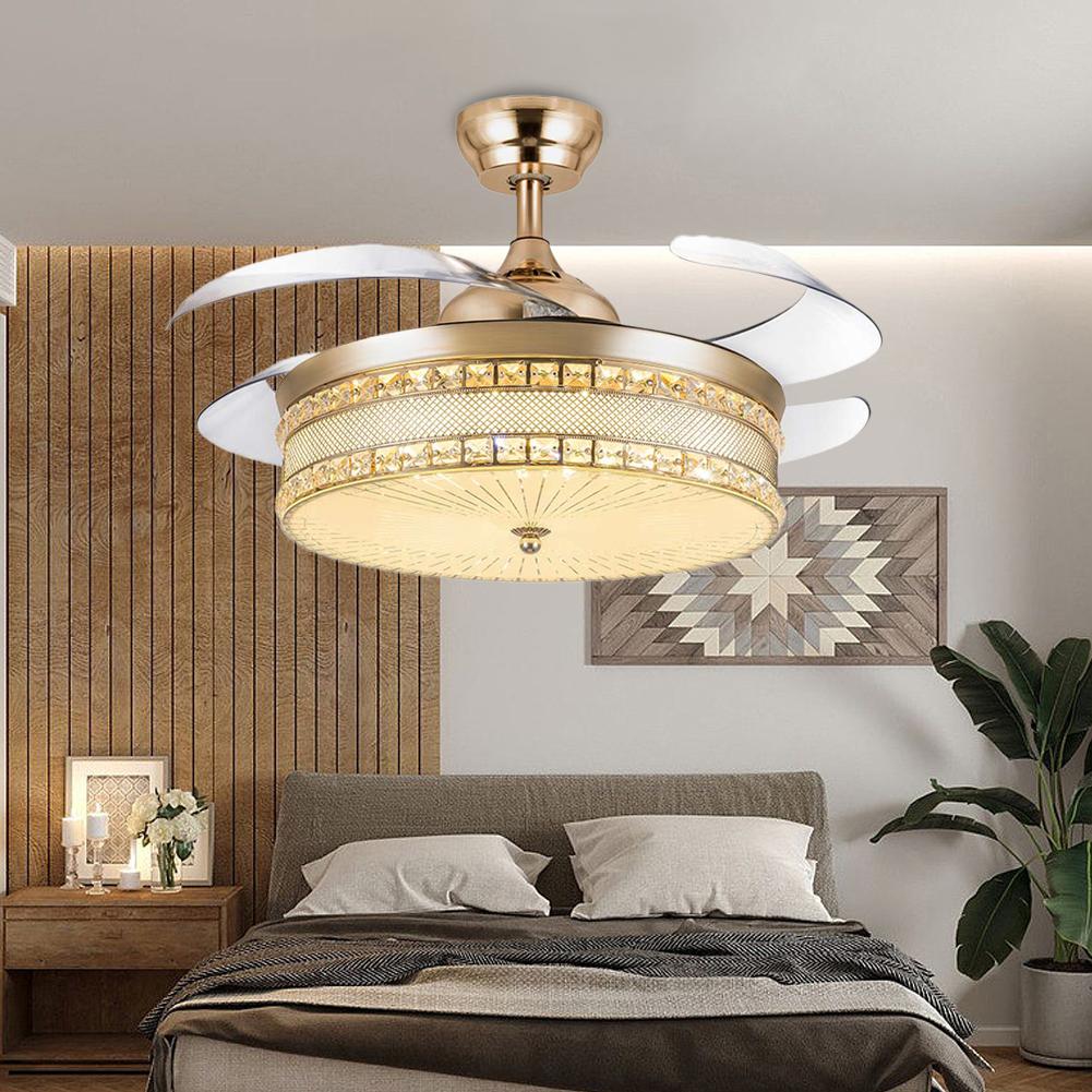 42" Gold Vintage Fan with Light